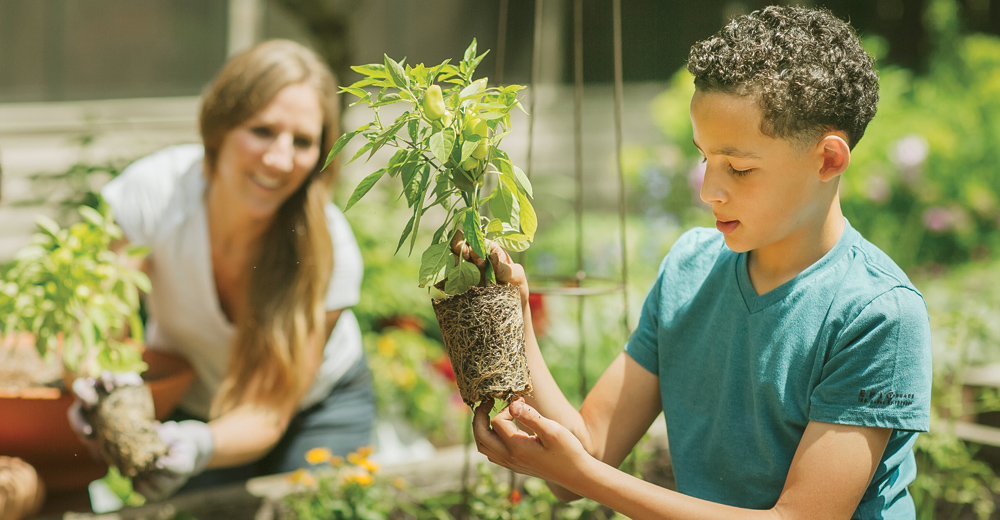 family gardening